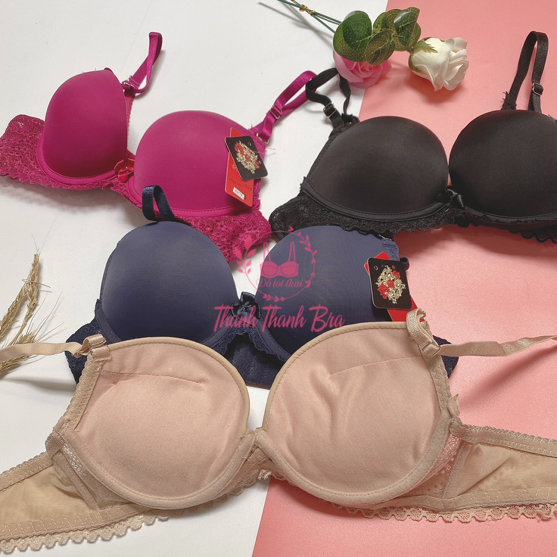 Áo lót thái lan No’Bra 9903 – Áo ngực mút dày, form quả tròn đẹp