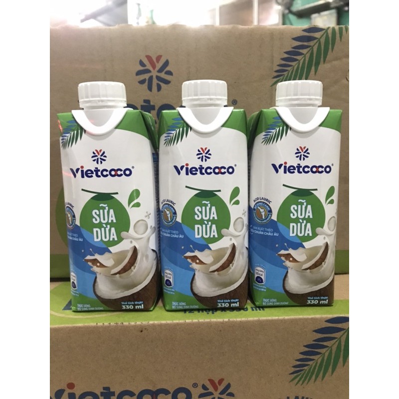Sữa Dừa Nguyên Chất Hữu Cơ Vietcoco 330ml