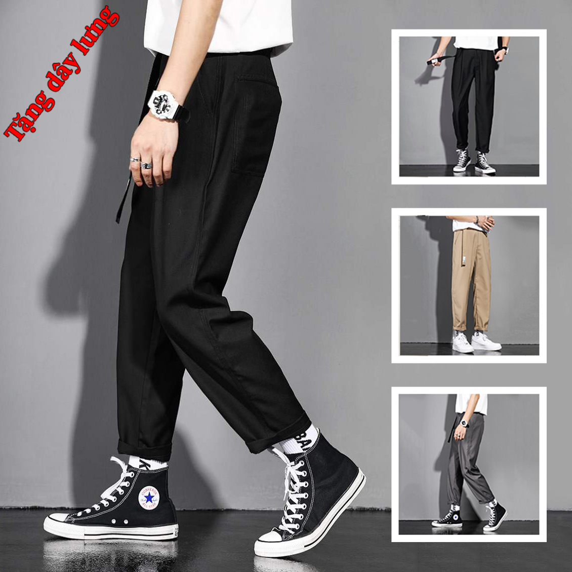 Quần Baggy Quần Tây Âu  Quần Chinos Nam Kiểu Dáng Hàn Quốc Thanh Lịch Mẫu Mới Năm 2021 FORHIM JOGGER 9000066
