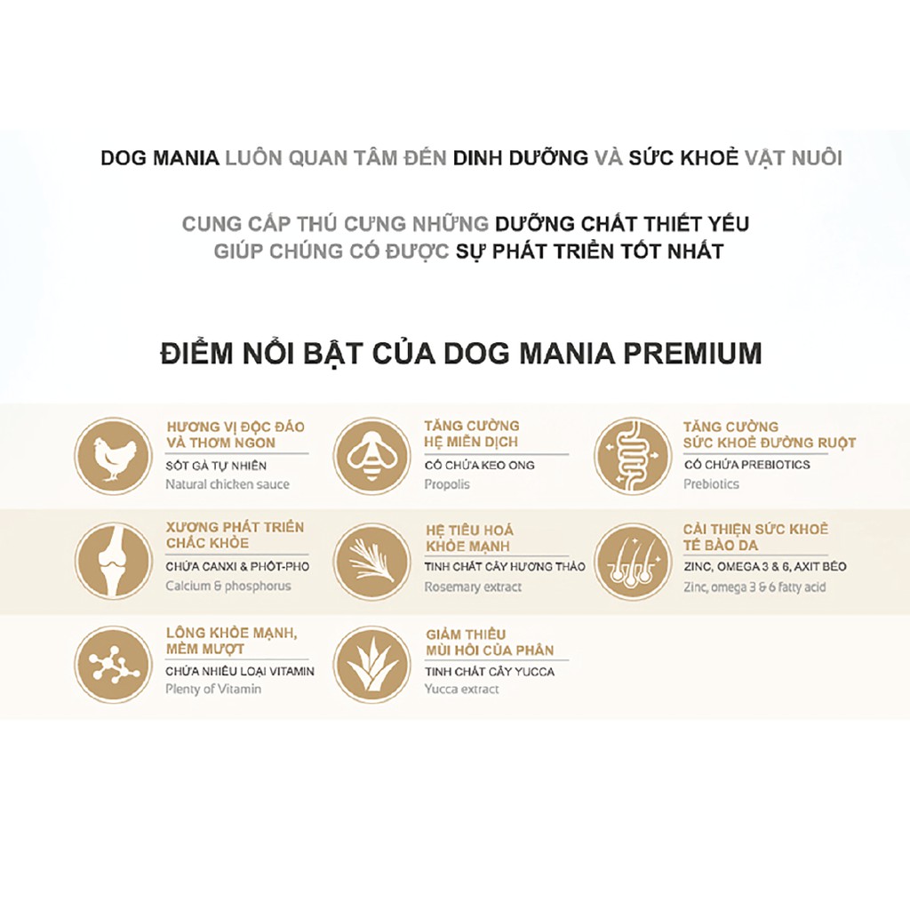 Thức ăn hạt cho chó dog mania