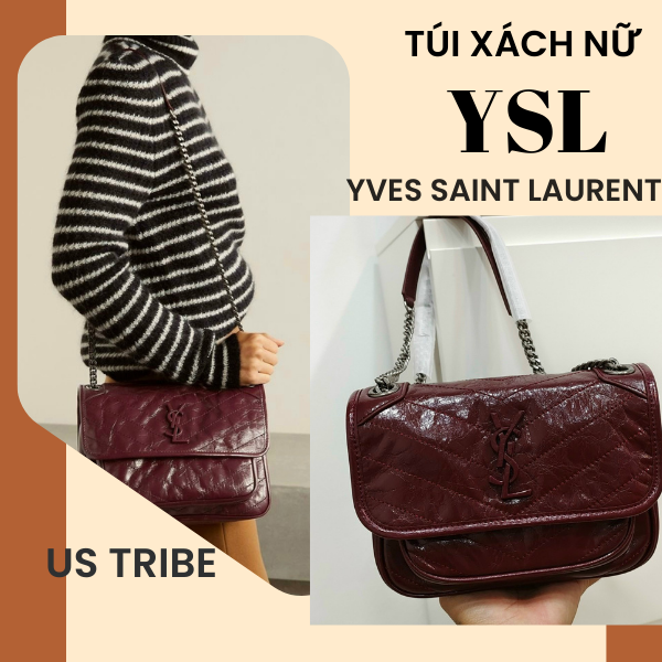 Woman With Black Leather Yves Saint Laurent Bag Before