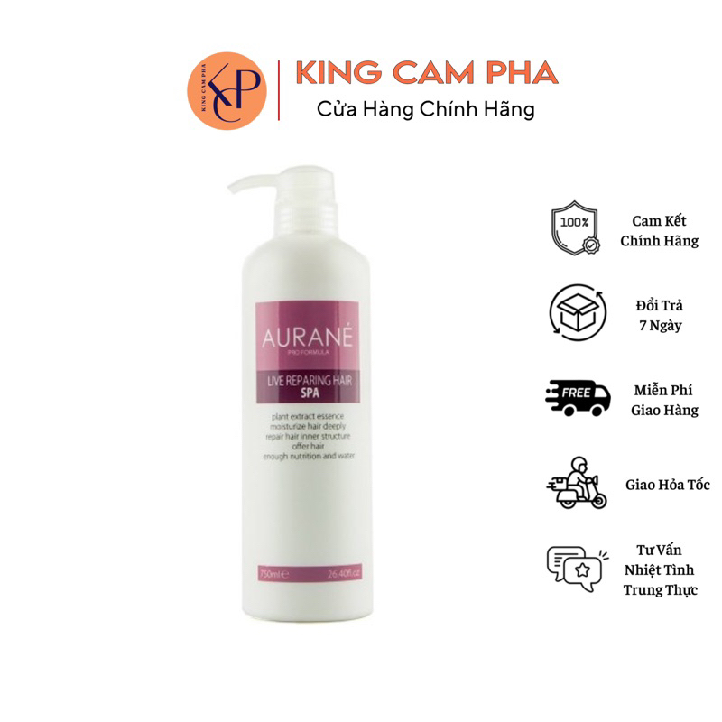 Dầu dưỡng phục hồi tóc chẻ ngọn spa aurane live reparing hair