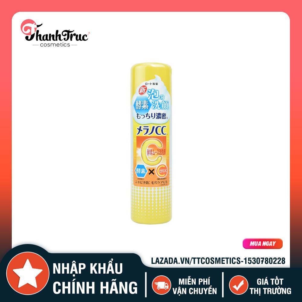 Sữa rửa mặt tạo bọt trắng da rohto cc melano 150g