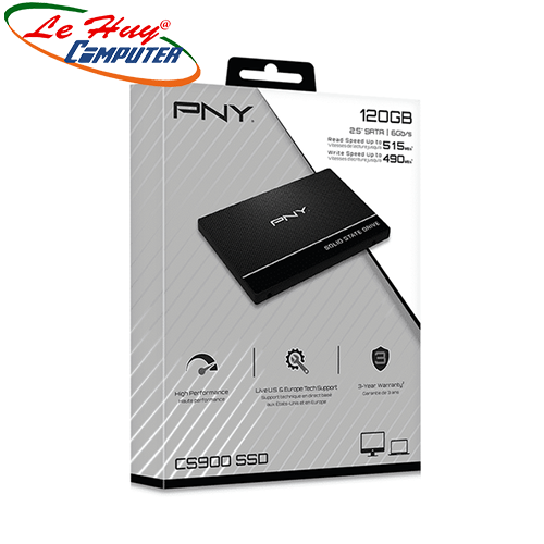 Ổ cứng ssd pny cs900 120gb 2.5inch sata iii
