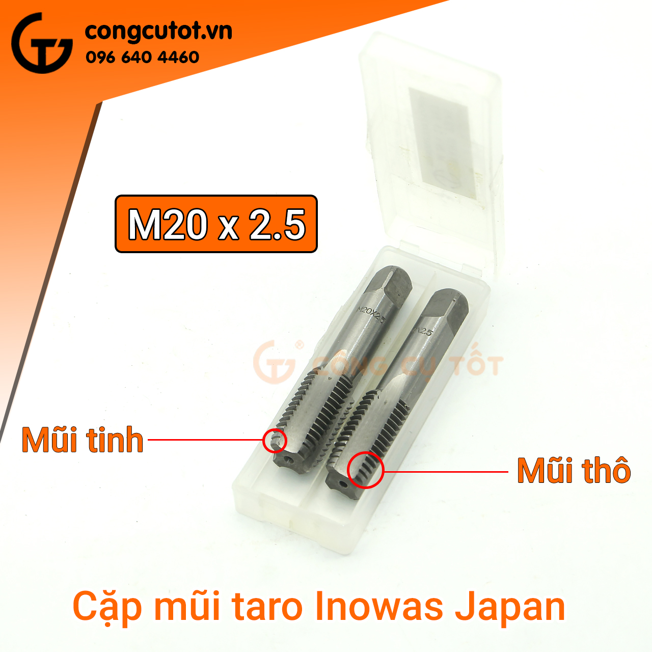 Taro tạo ren inowas các cỡ 4-20l