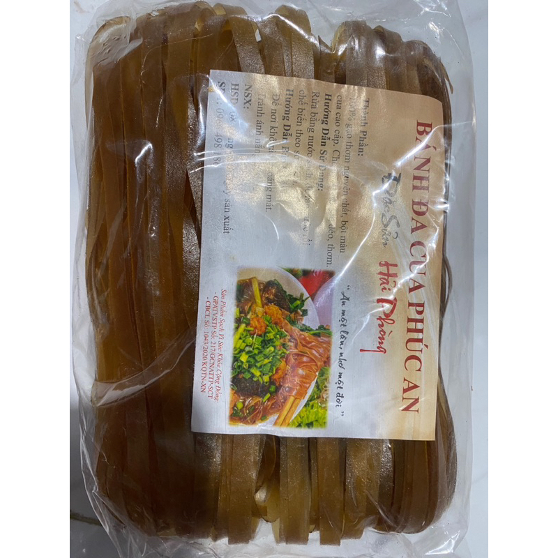 Bánh đa cua Hải phòng, bánh đa cua Phúc An- 400gr