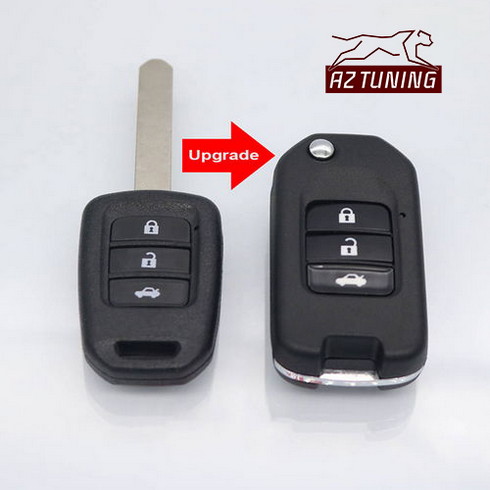 Vỏ độ chìa Honda City sang mẫu gập 3 nút