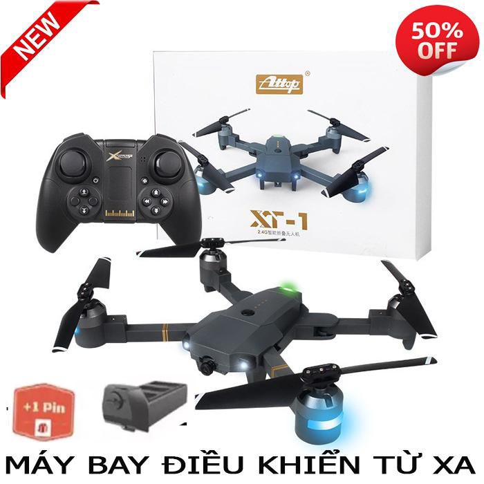 [HCM]Máy Bay Không Người Lái Điều Khiển Từ Xa Lozenge Máy Bay Trực Thăng Điều Khiển Từ Xa XT-1 Có Camera 4K WiFi Đồ Chơi Có Túi Đựng Camera Góc Rộng 120 ° + Truyền Tải Thời Gian Thực + Bay Lâu Dài + Cảm Biến Trọng Lực