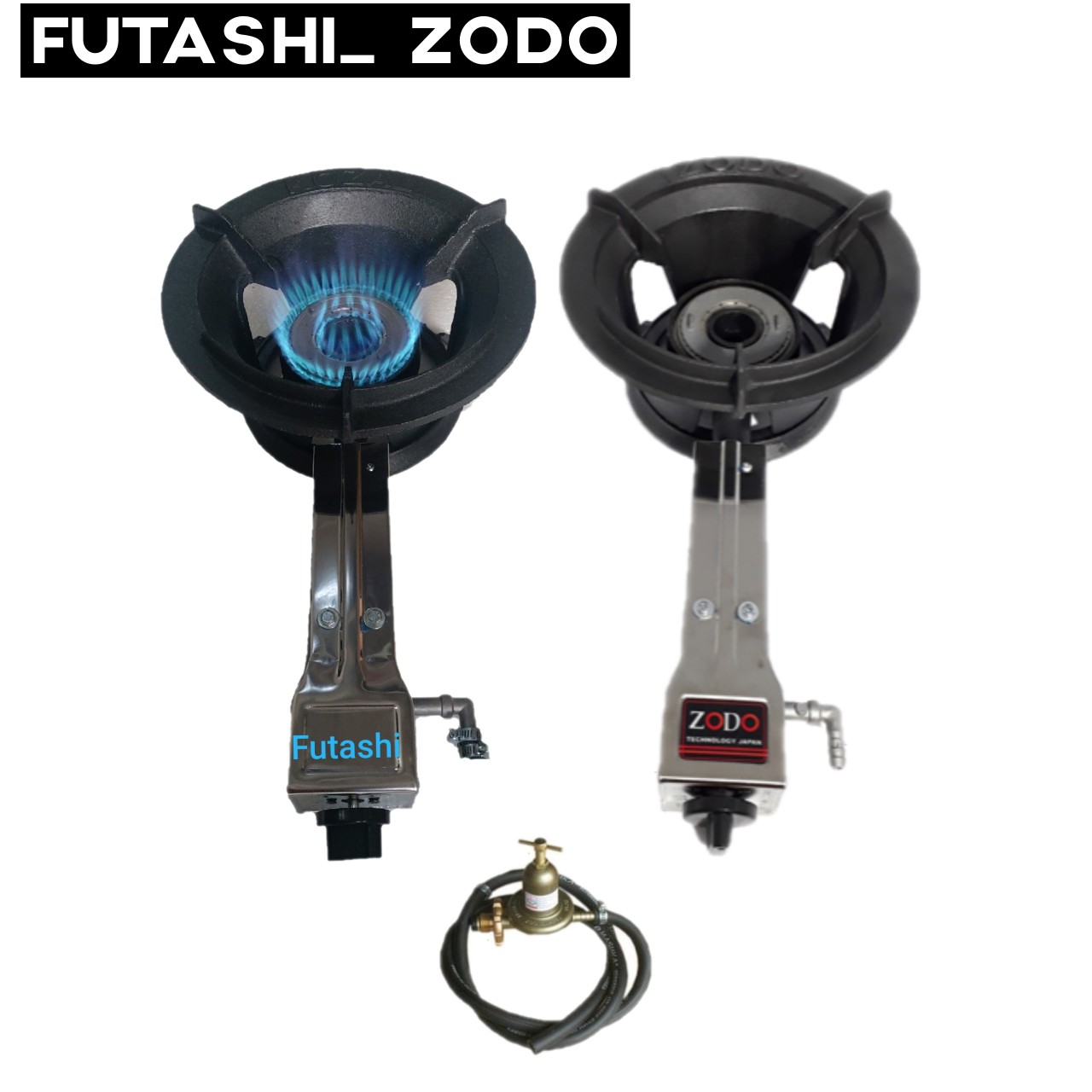 Bếp Ga Công Nghiệp Cán Dài + Van Dây ZODO.FUTASHI _VANKI (Trọn Bộ Van Dây )