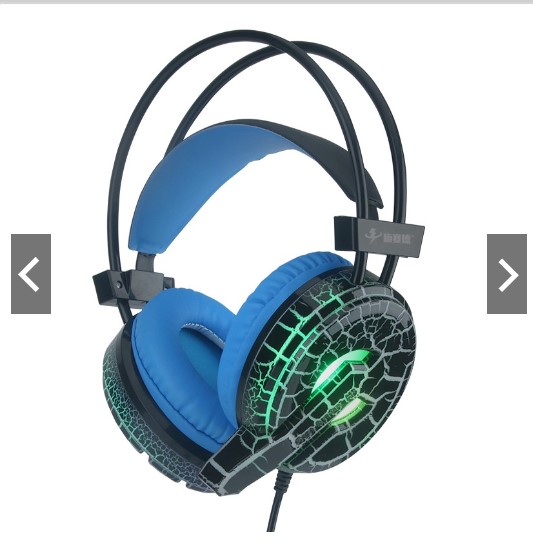 Tai nghe H6 gaming, nghe chụp tai có mic dây USB chơi game, có led dành cho nghe laptop, tại nghe máy tính