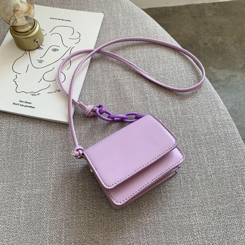 Túi đeo chéo nữ dây pha xích mini TX03