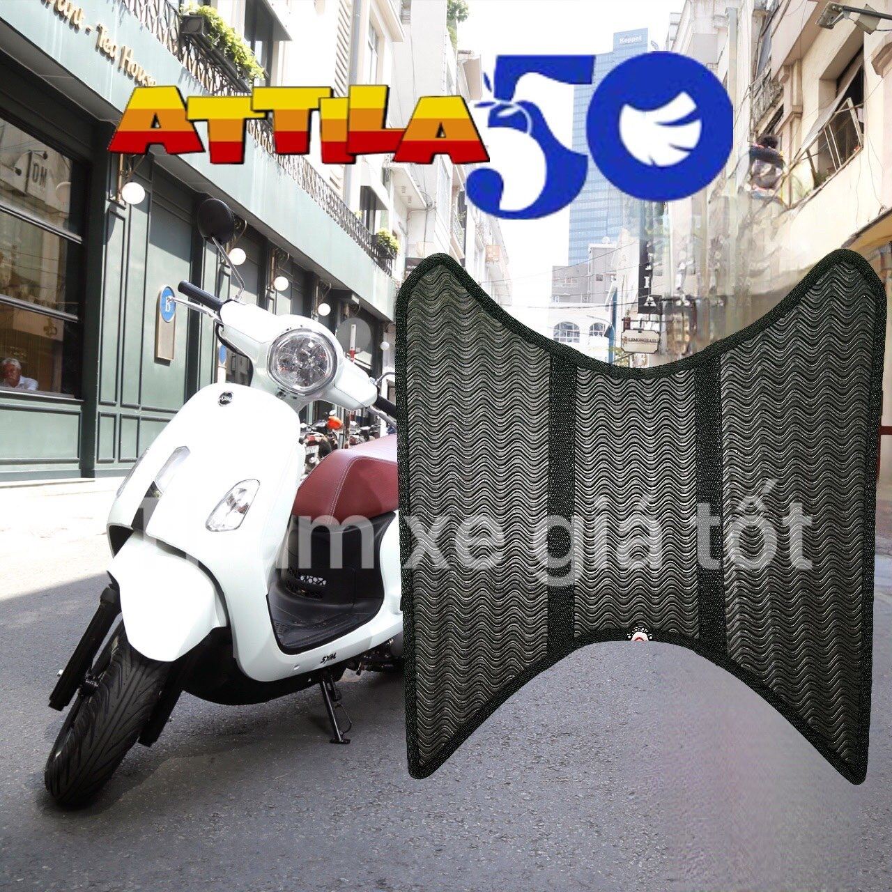 Thảm lót sàn xe, thảm xe sym attila 50