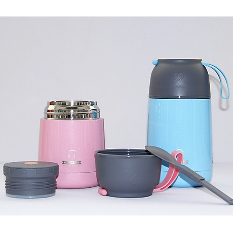 Bình đựng cháo cho bé đa năng , bình giữ nhiệt xịn đựng nước , bình inox thái đựng cà phê , cách nhiệt tốt dung tích 620ml