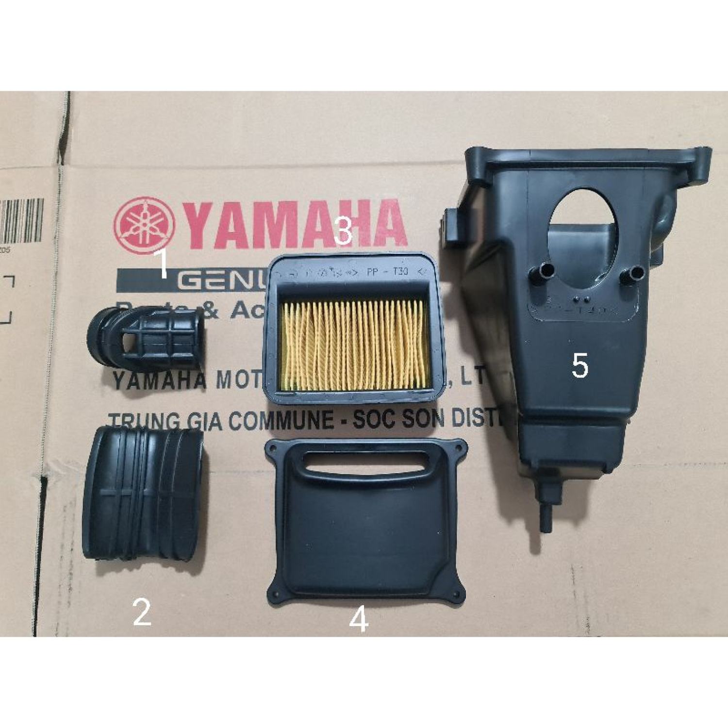 Phụ tùngfull bộ pô air / lọc gió exciter 2006 - 2010