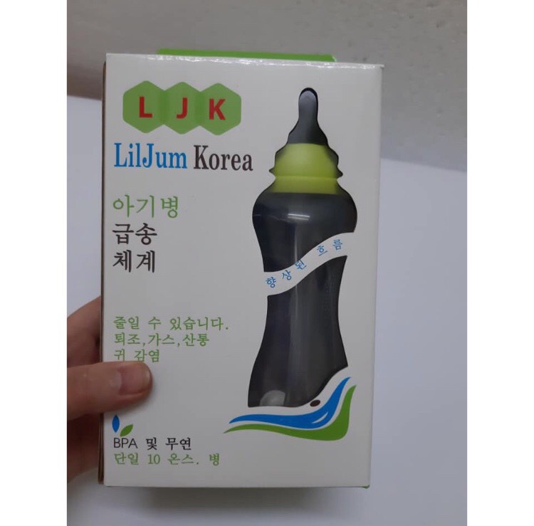 Bình sữa rảnh tay LilJum Korea 330ml cho bé