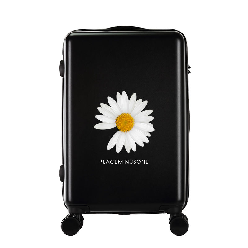 Vali du lịch tay kéo hoa cúc chất liệu nhựa abs cao cấp 20 inch 24 inch 28 inch