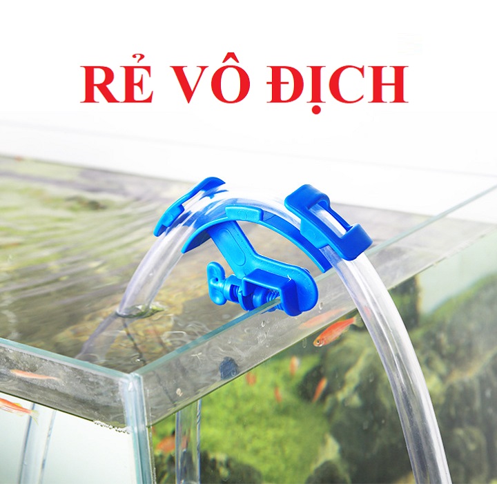Kẹp giữ ống thay nước in out cho hồ cá cảnh - hồ thủy sinh - bế cá