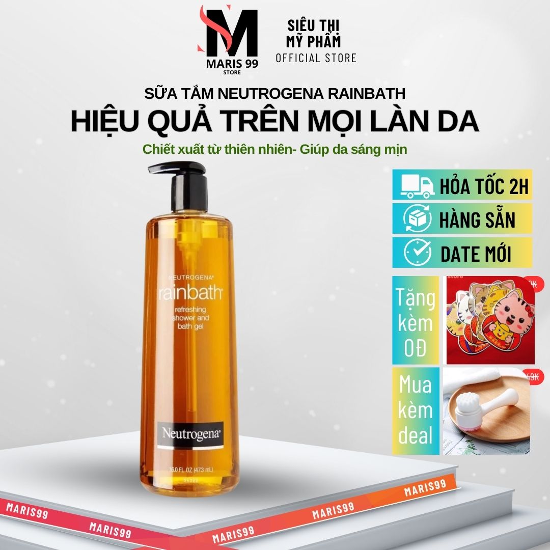 Sữa Tắm Neutrogena Rainbath Original Refreshing Shower And Bath Gel ( 473ml ) _Bchoice