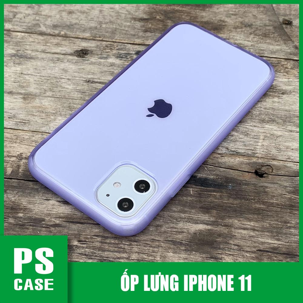 Ốp lưng dẻo chống sốc cao cấp dành cho iPhone 11 - Màu tím mờ - PS Case Phân Phối