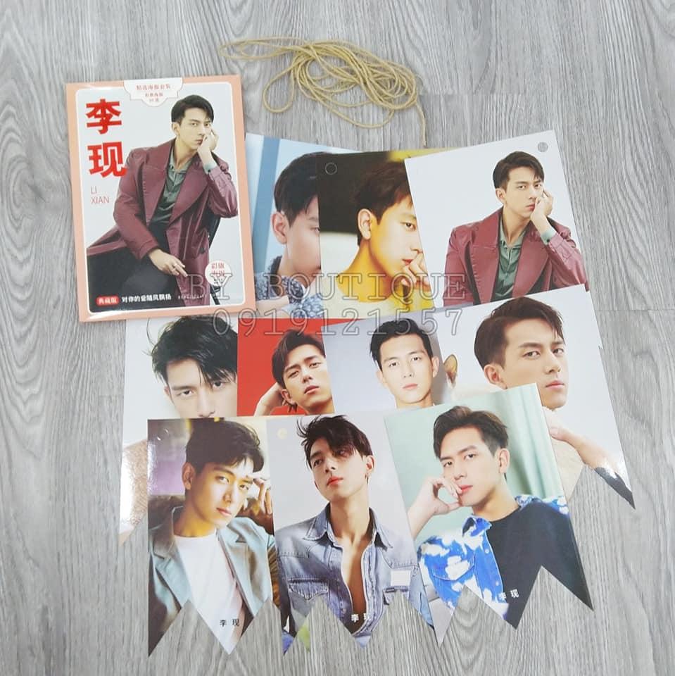 [HCM]Set 10 cờ và dây treo tường trang trí BTS LÝ HIỆN TFBOYS Thiên Tỉ Địch Lệ Nhiệt Ba Triệu Lệ Dĩnh Nine Percent