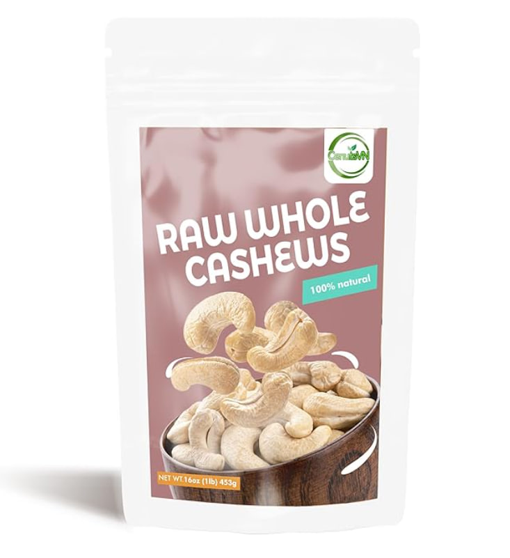 Raw Whole Cashews Hạt Điều Nguyên Hạt