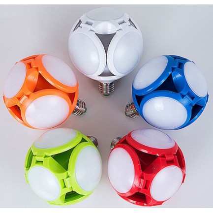 Đèn Led 4 cánh siêu sáng, đèn led 4 cánh 40W Football UFO Lamp, bóng đèn Led siêu tiết kiệm điện - Bảo Hành 1 Năm