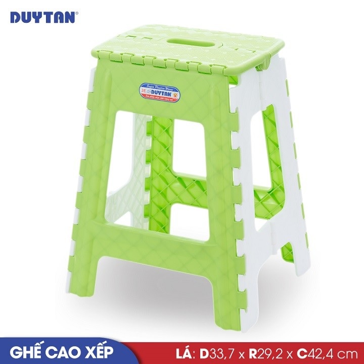GHẾ XẾP NHỰA CAO DUY TÂN (33.7 x 29.2 x 42.4 cm) - Giao màu ngẫu nhiên