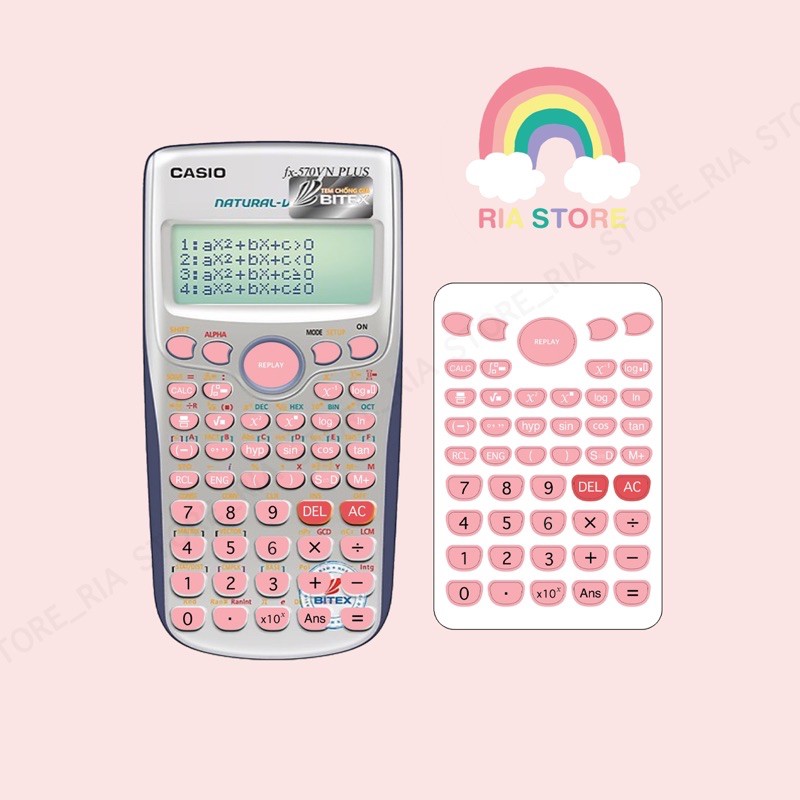 Miếng dán phím máy tính casio 570