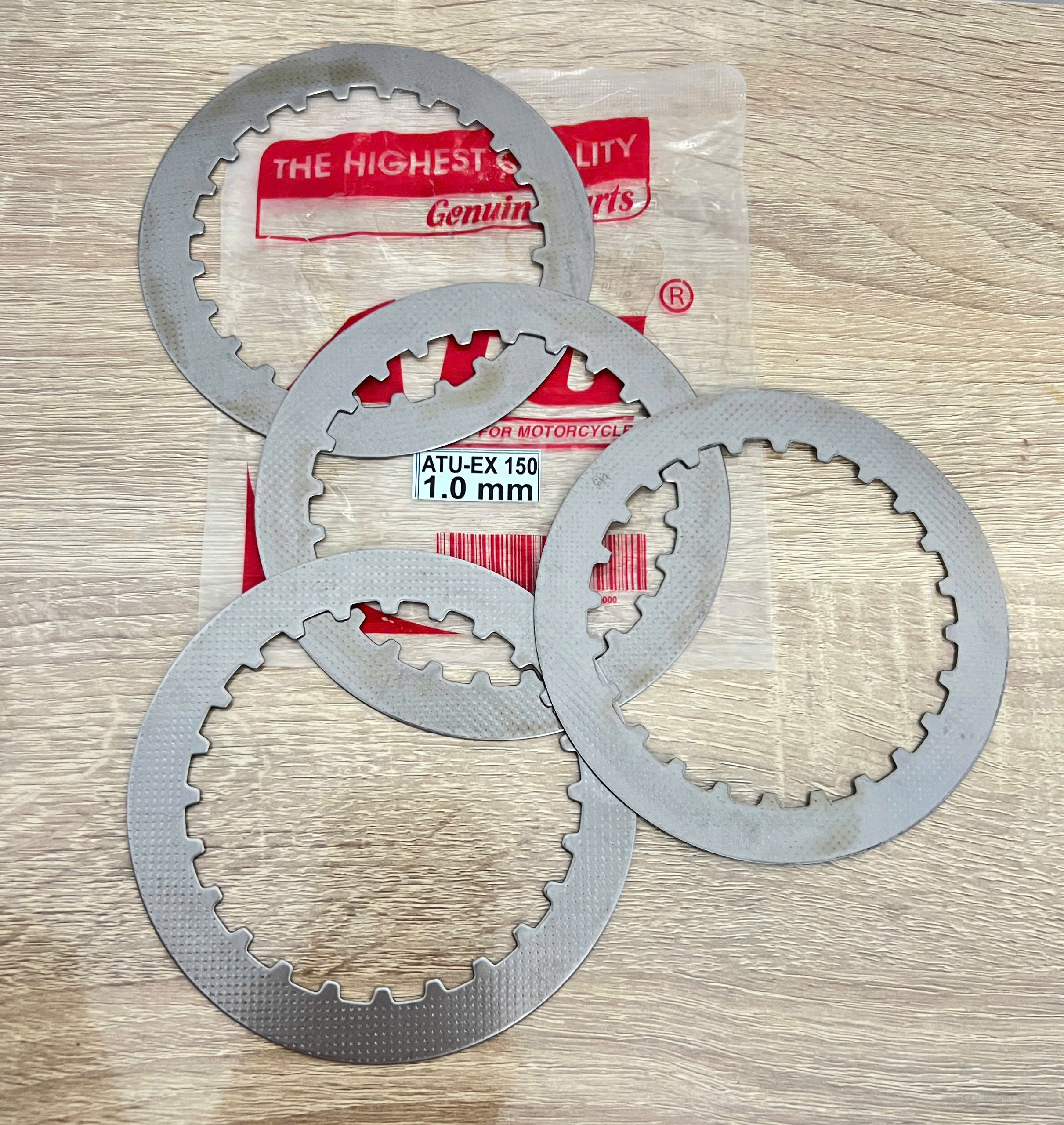 Lá thép, lá sắt, lá côn thép, tấm thép ma sát dùng cho bộ nồi xe máy Exciter 150, CBX250 loại tốt