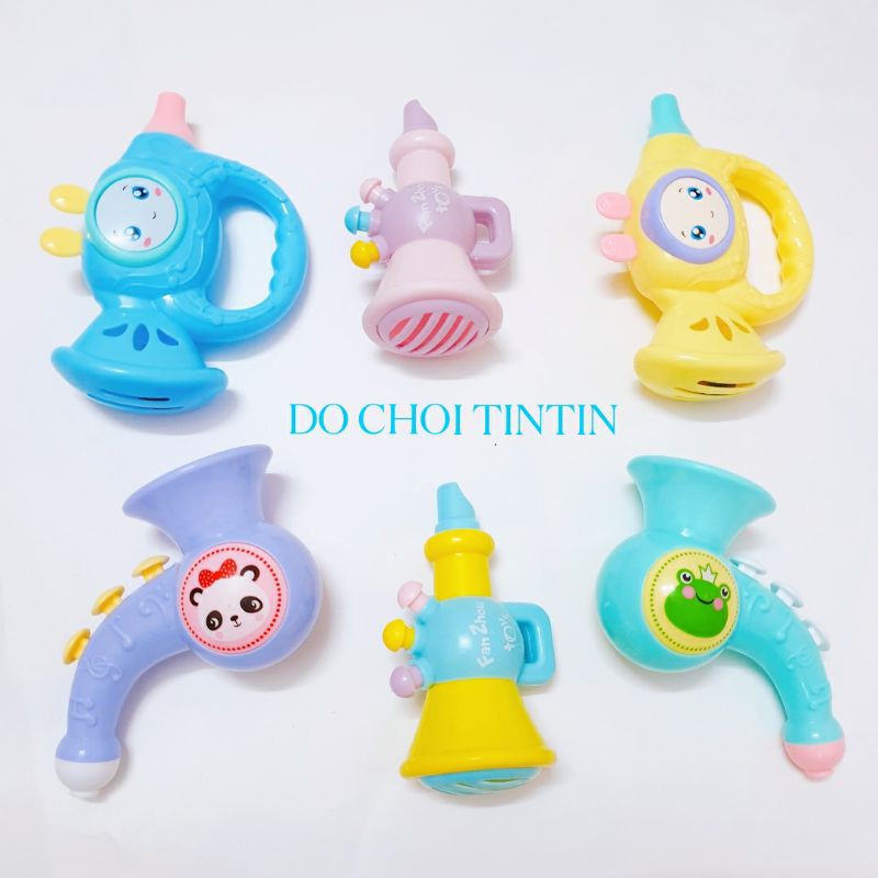 [HCM]Đồ chơi kèn thổi dễ thương nhiều màu sắc cho bé phát triển các kỹ năng
