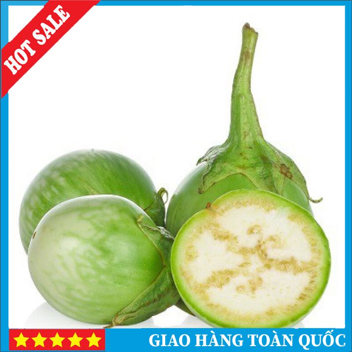 Hạt giống cà ngọt sọc xanh - giòn, ngọt, năng suất cao