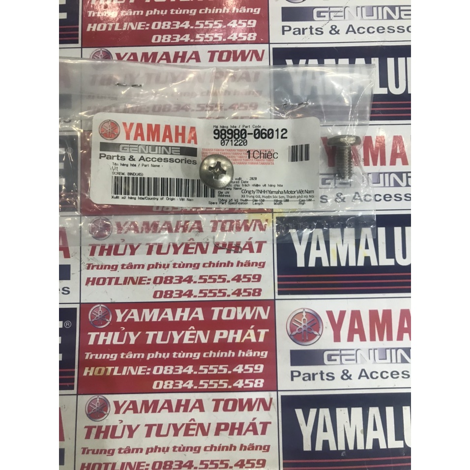 Vít ba ke 6 li bắt vỉ pô chính hãng yamaha