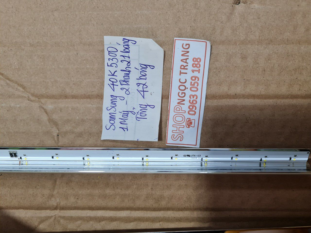Thanh led viền tivi sam sung 40k5300 - giá 1 máy 2 thanh