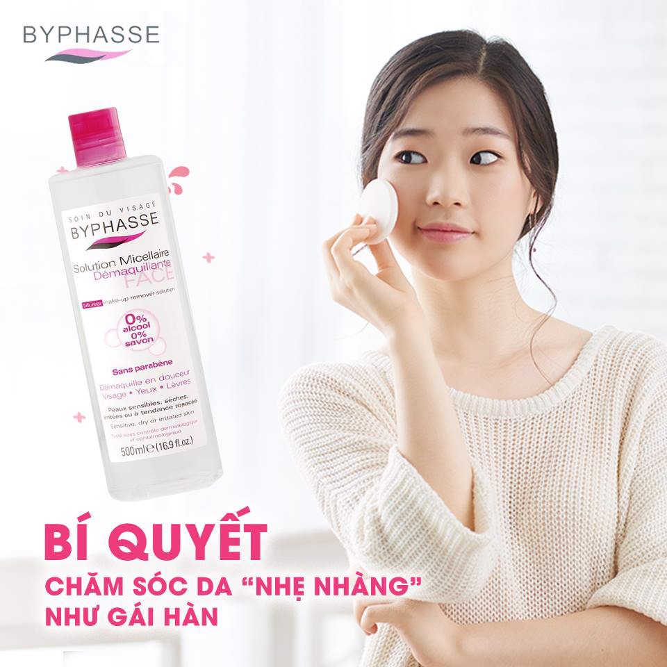 Nước Tẩy Trang Byphasse Micellar Make-up Remover Solution 500ml, dành cho mọi loại da 500ml|100ml, sản phẩm đa dạng, chất lượng tốt, đảm bảo an toàn sức khỏe người dùng, vui lòng inbox để shop tư vấn thêm
