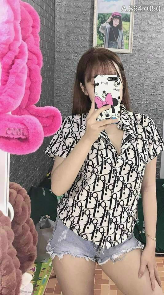 Áo sơ mi nữ cổ tiểu thư bèo cao cấp cực sang chảnh DOTTIE.