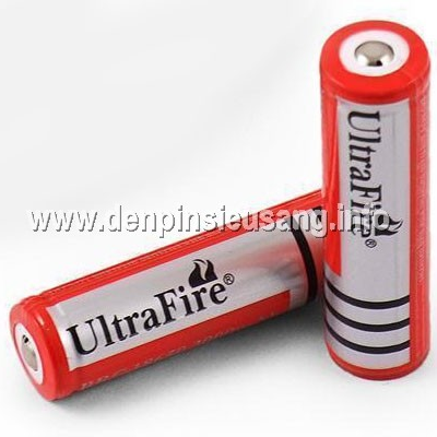 pin sạc 18650 ultrafire 5800mAh, 3.7~4.2V li-ion made in thailan