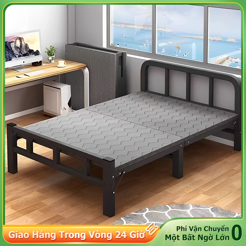 NES Giường Gấp Văn Phòng Có Bánh Xe Giường Ngủ Gấp Xếp Gọn Thông Minh