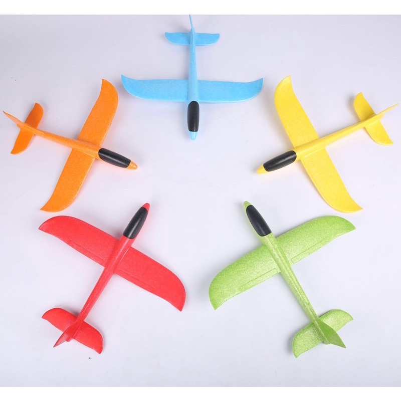 Đồ chơi ném tay máy bay xốp 48cm cỡ lớn
