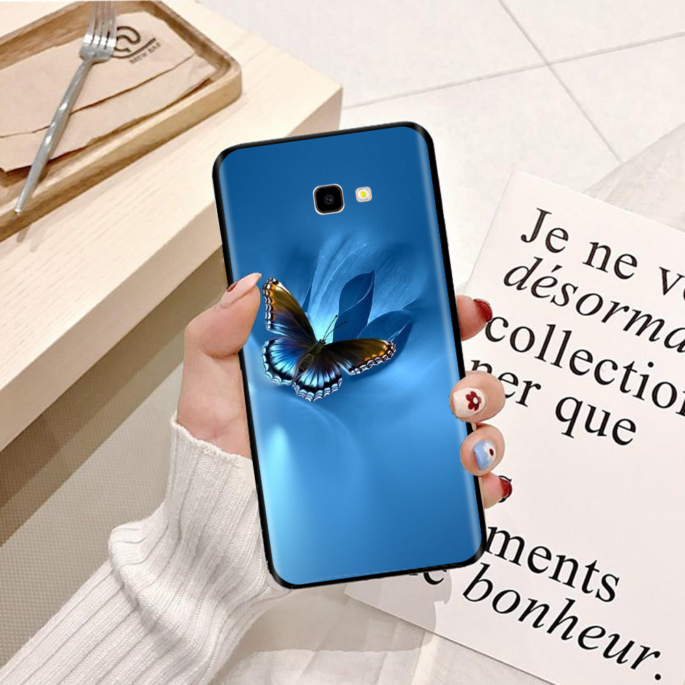 [HCM]Ốp lưng điện thoại SamSung J3 2018/ J4/ J4 Plus/ J4 Core/ J5/ J5 2016/ J5 Prime/ J5 Pro/ J6 2018/ J6 Plus 2018 Silicon dẻo hình BST Cánh Bướm Xanh