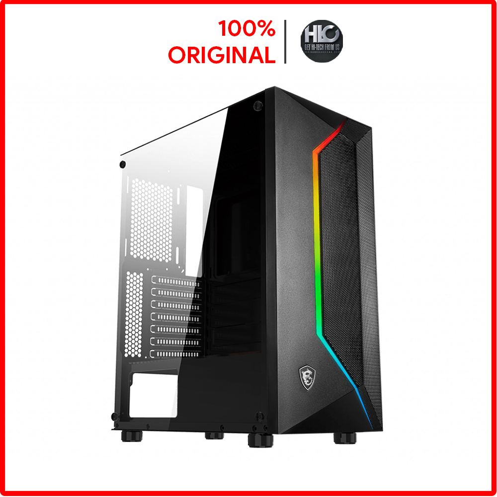 Vỏ case máy tính msi mag vampiric 100l mid tower - hàng chính hãng