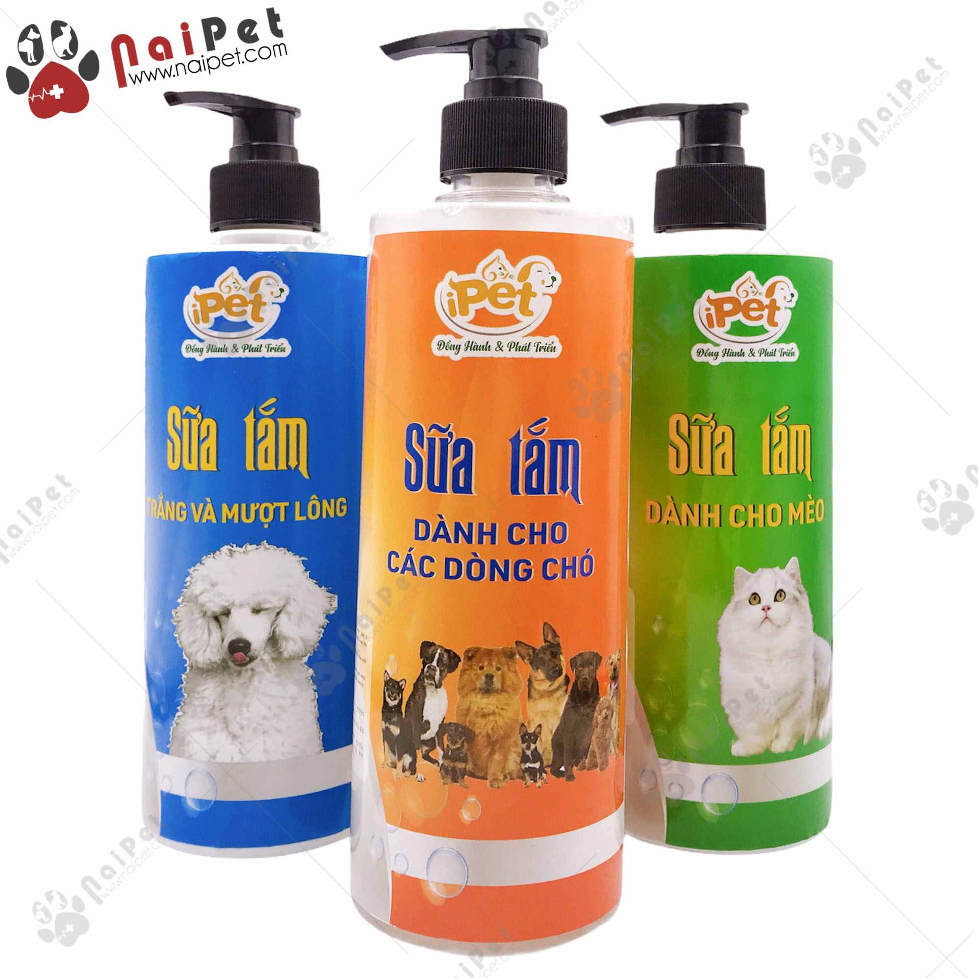 Sữa Tắm Lưu Hương Thơm Và Mượt Lông Chó Mèo Ipet 500ml