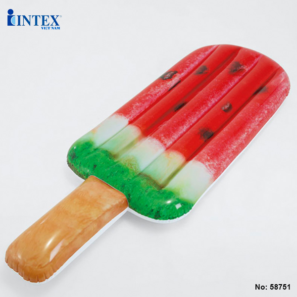 Phao bơi kem dưa hấu khổng lồ INTEX 58751 - Phao bơi cho bé, Phao bơi trẻ em, người lớn