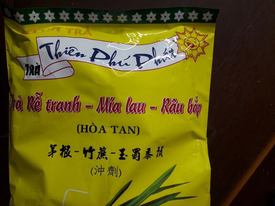 Trà rễ tranh mía lau râu bắp