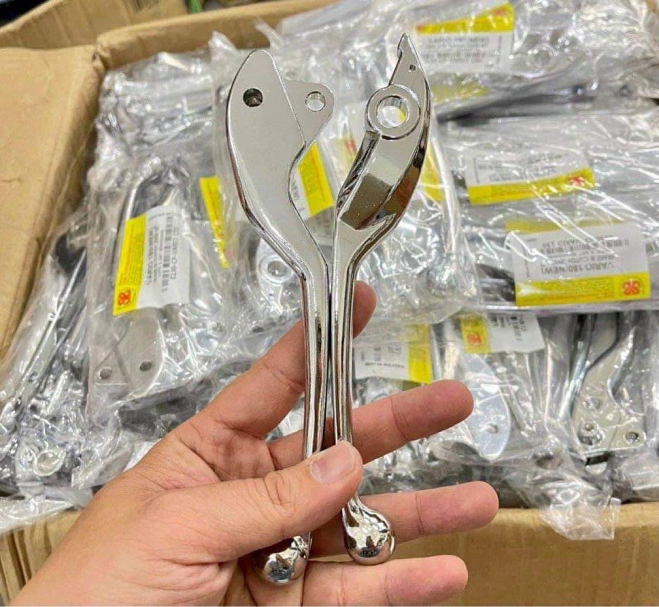 Tay thắng thay thế cho vario mẫu như zin xi niken sáng bóng cực đẹp