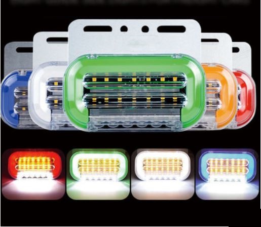 ĐÈN SƯỜN, ĐÈN HÔNG XE TẢI LED 12V, 24V NHÁY ĐUÔI SIÊU SÁNG