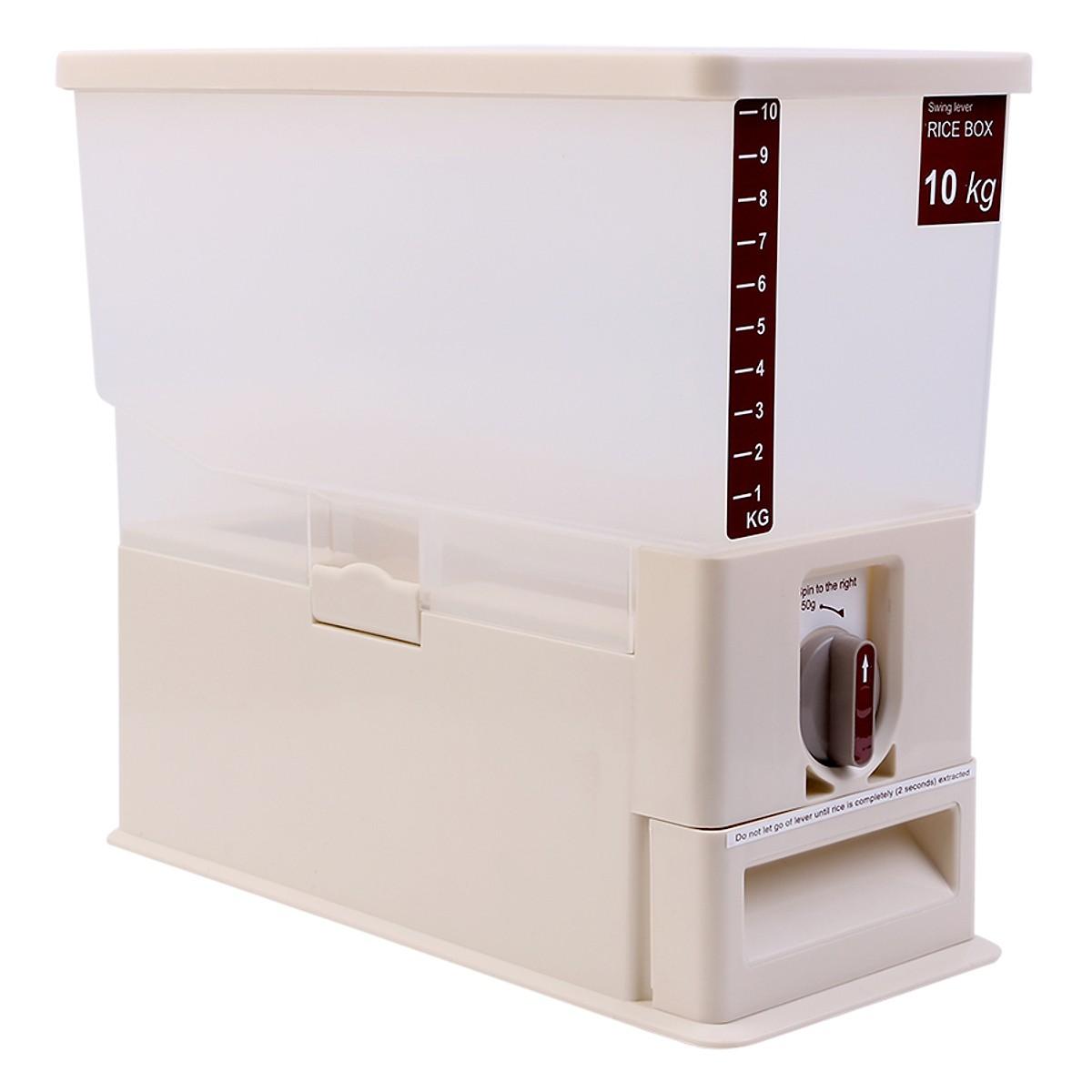 Thùng gạo 10kg thông minh bằng nhưa Tashuan TS-3626B
