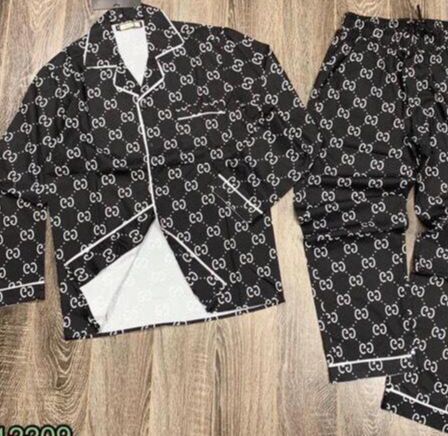 Bộ pijama dài tay nam nữ màu trơn, bộ đồ mặc nhà sang trọng