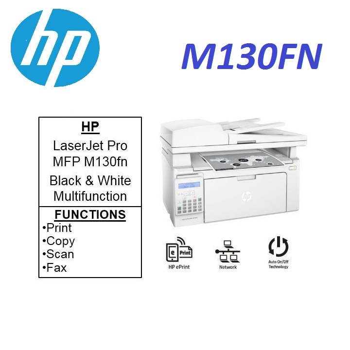 [Trả góp 0%]Máy in Laser đa chức năng HP LaserJet Pro MFP M130fn
