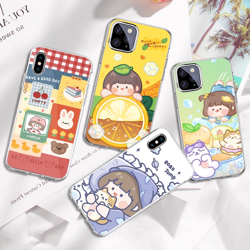 Ốp lưng iphone roro jump 5s/6s/7/8plus/se/xr/xs/xsmax/11/12mini/pro/promax - n40