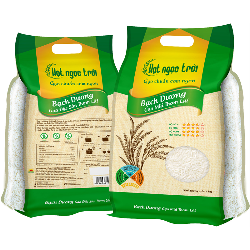 Gạo Hạt Ngọc Trời Bạch Dương